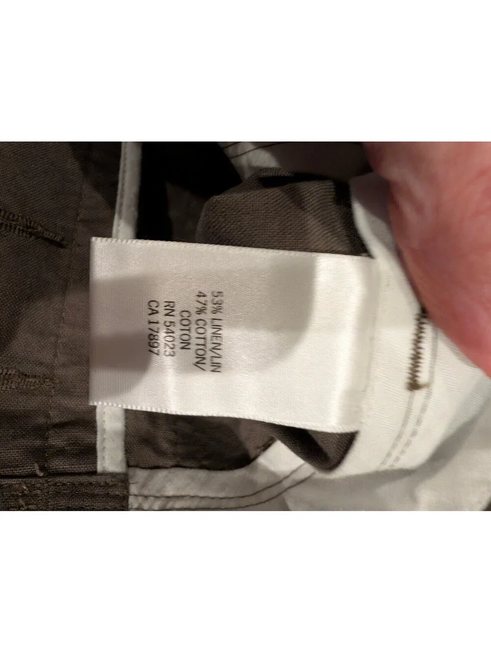 Banana Republic Men's Charcoal Grey Straight Leg Chino Pants 36x34